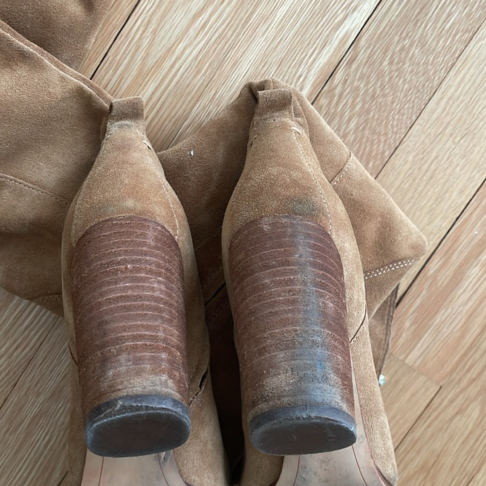 Sam Edelman Carmel Suede Boots - 8 - Picture 3 of 4
